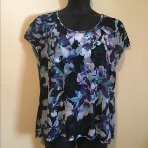 Simply Vera Vera Wang scoop neck blouse Xl